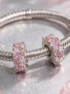 PAIR** Stopper/Spacer Charms